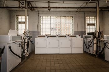 Card-operated laundry